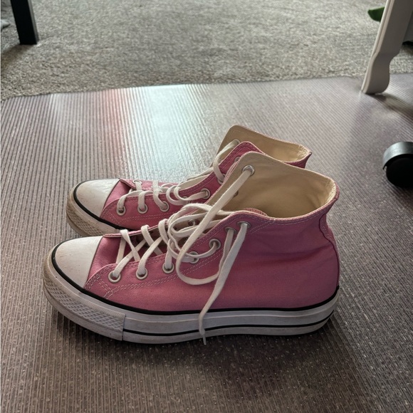 Light pink platform converse - Picture 2 of 6